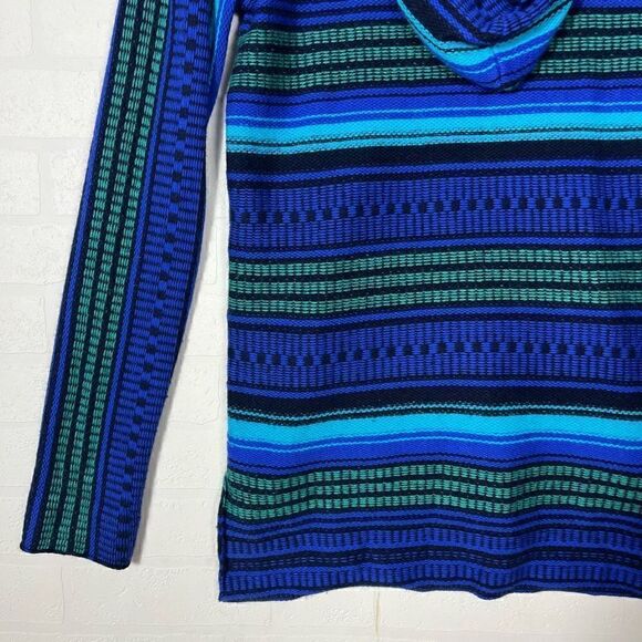 BCBGMaxAzria Hooded Sweater Womens size S High Low Hem 12% Lambswool - Picture 13 of 14